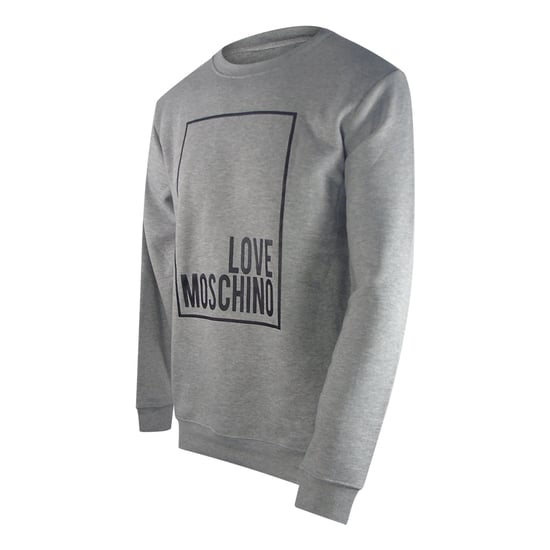 Love Moschino Box Logo Grey Sweatshirt - Image 3