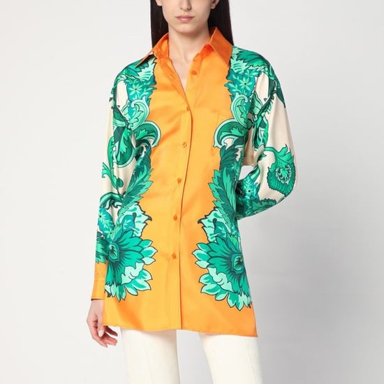 Bloemenprint Shirt Met Knoopdetail - Image 1