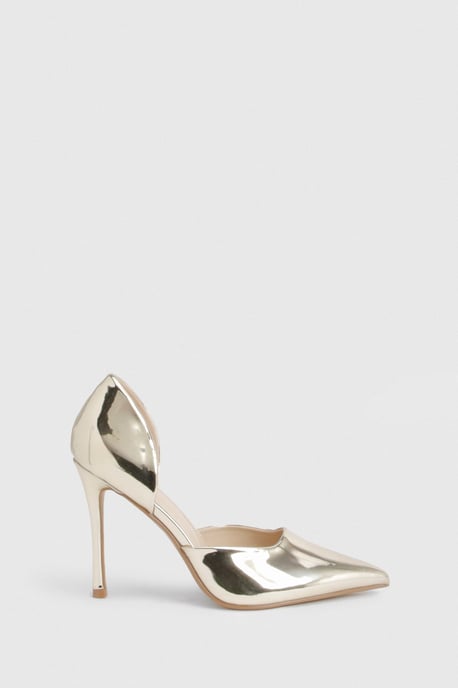 Wide Fit 2 Part Cut Out Court Shoes - Image 3