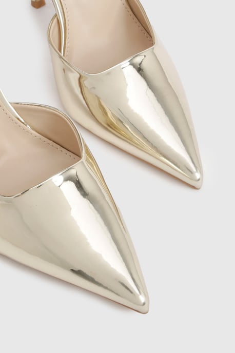 Wide Fit 2 Part Cut Out Court Shoes - Image 5