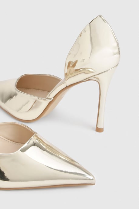 Wide Fit 2 Part Cut Out Court Shoes - Image 6