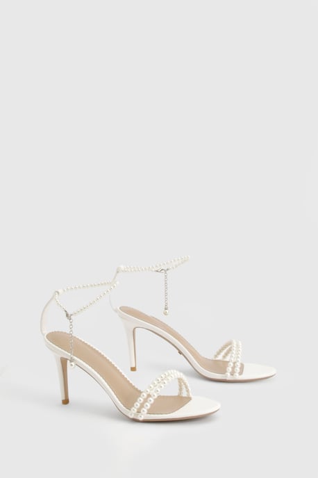 Premium Pearl Strap Stiletto Heels - Image 2