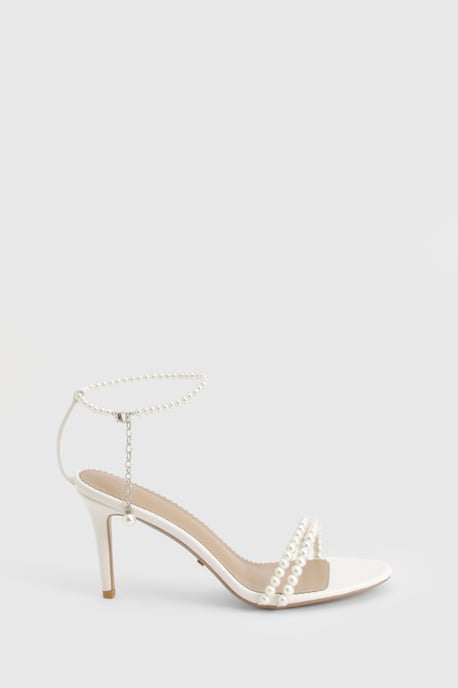Premium Pearl Strap Stiletto Heels - Image 3