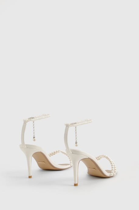 Premium Pearl Strap Stiletto Heels - Image 4