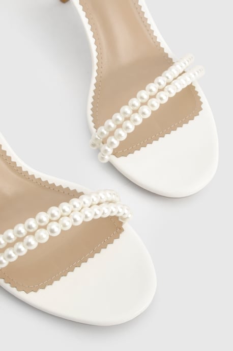 Premium Pearl Strap Stiletto Heels - Image 6