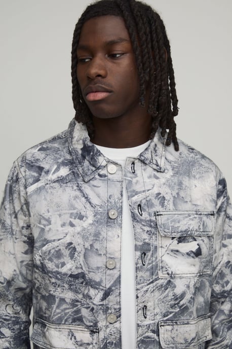 Regular Fit Forest Camo Overshirt - Image 3
