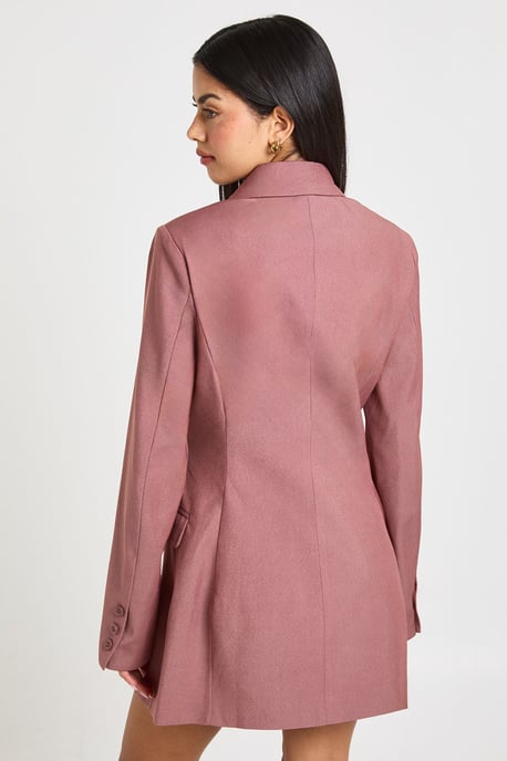 Shoulder Pad Blazer Dress - Image 2