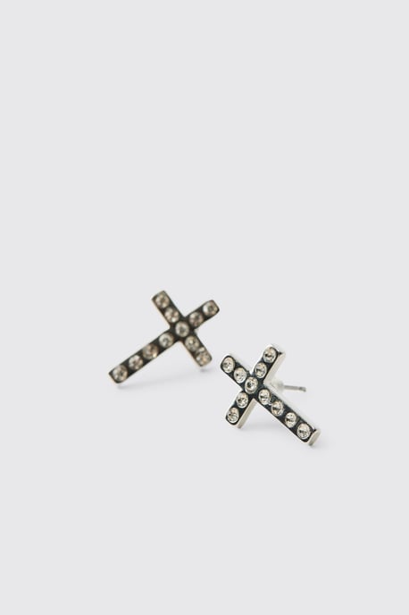 Cross Stud Earrings - Image 3