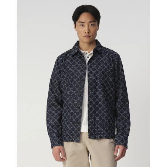 J.C. Rags Overshirt dark blue dessin - Image 1