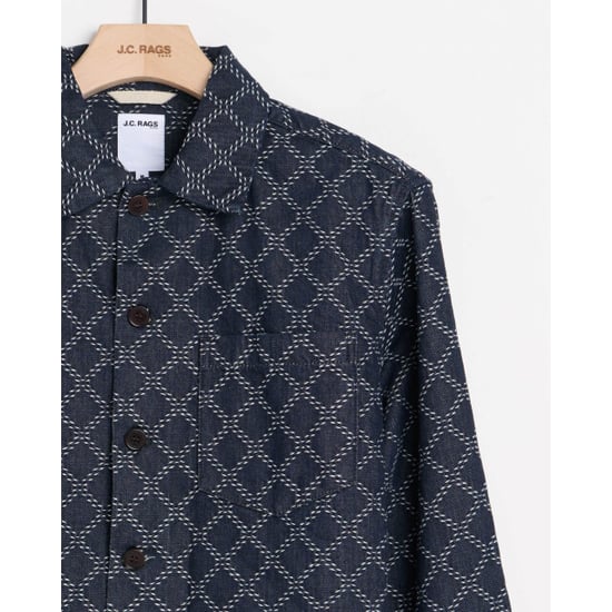 J.C. Rags Overshirt dark blue dessin - Image 2