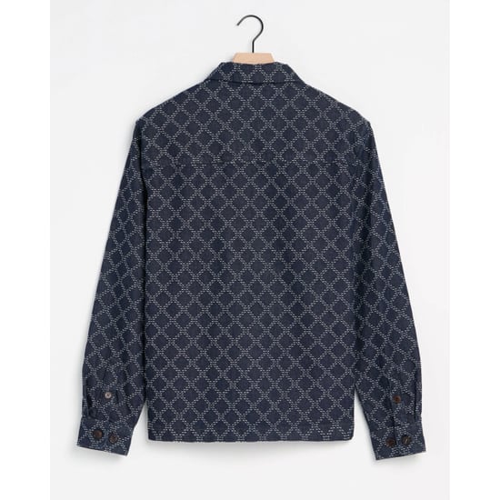 J.C. Rags Overshirt dark blue dessin - Image 3