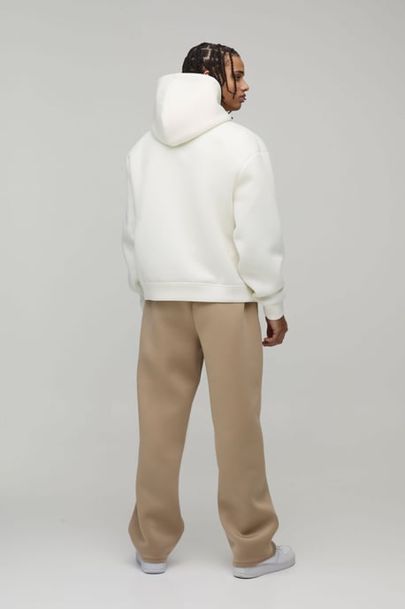 Oversized Boxy Bonded Scuba Hoodie - Image 2