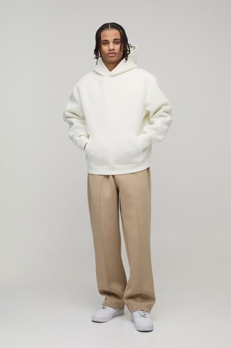 Oversized Boxy Bonded Scuba Hoodie - Image 4
