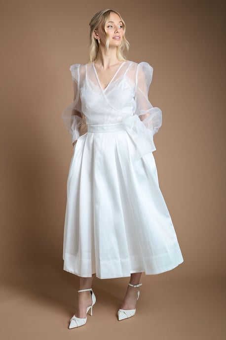 Twill Full Volume Bridal Skirt - Image 1
