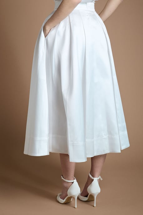 Twill Full Volume Bridal Skirt - Image 3