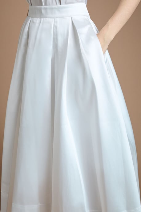 Twill Full Volume Bridal Skirt - Image 4