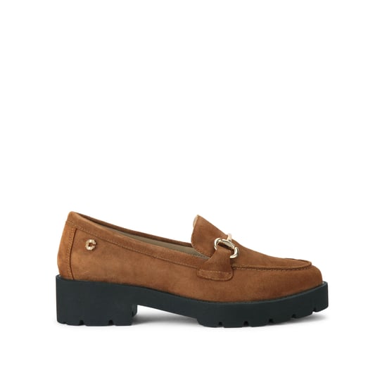 Carvela Suede Snap Chunky Loafers - Image 1