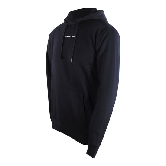 Love Moschino Plain Logo Black Hoodie - Image 3