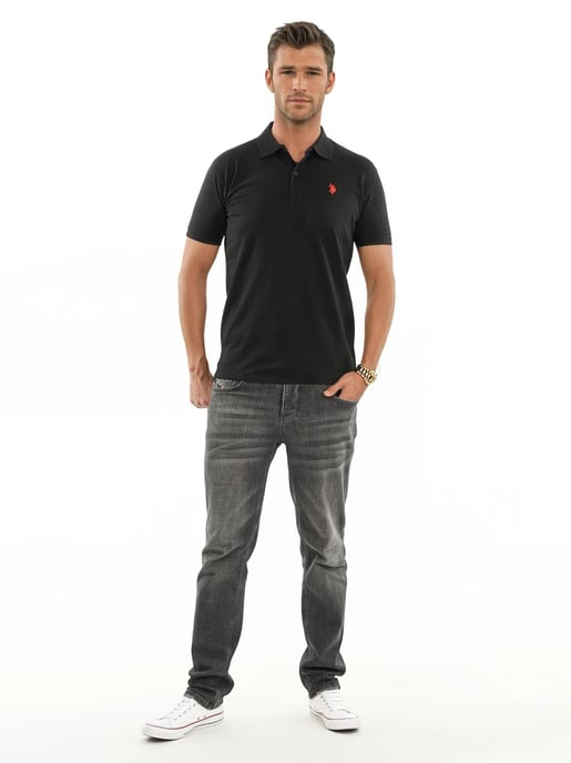 U.S. Polo Assn. heren basic poloshirt met korte mouwen en stretch - Image 4