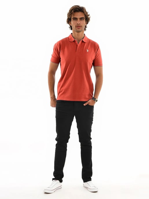 U.S. Polo Assn. heren basic poloshirt met korte mouwen en stretch - Image 4