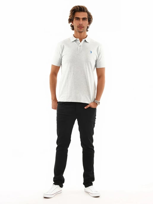 U.S. Polo Assn. heren basic poloshirt met korte mouwen en stretch - Image 4