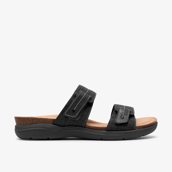 April Dusk Black Interest Sandals - Image 1