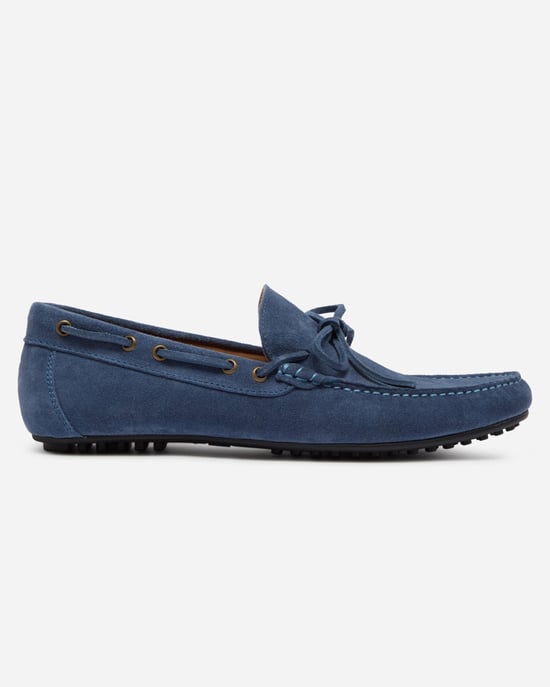 Cano Driving Shoes in Blue - Image 2
