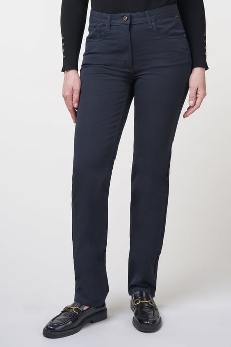 Kora Sporty Bi-Stretch Straight Jeans | Navy - Image 1
