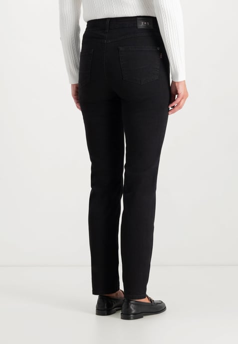 Kora Denim Classics Straight Jeans | Black-Black - Image 3