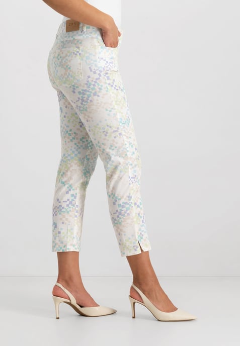 Sarah Slim Cropped Jeans | Aqua - Image 2