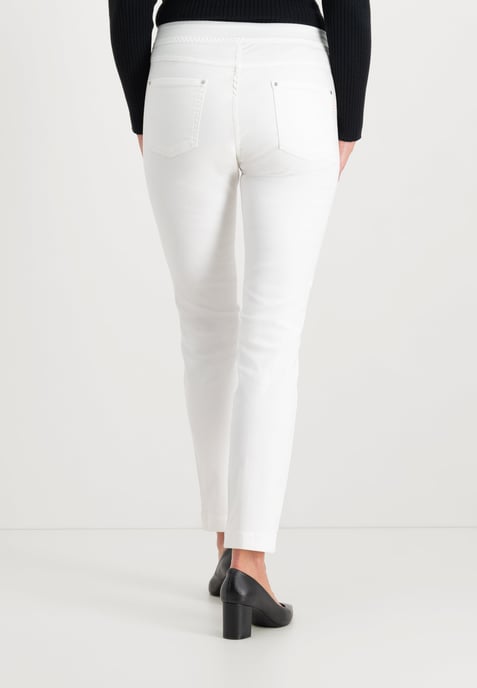 Leggie Shape-On Skinny Jeans | Optical White - Image 3