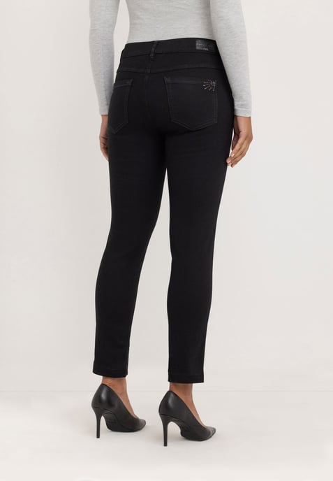 Twigie Skinny Jeans | Black-Black - Image 3