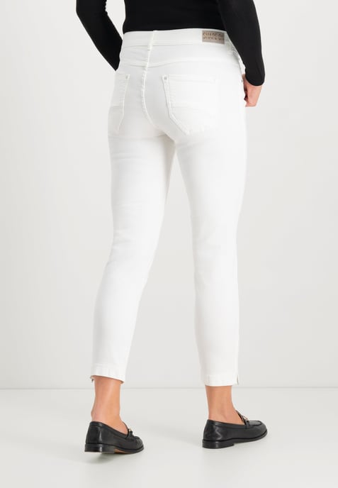 Twigie Shape-On Skinny Ankle Jeans | Optical White - Image 3