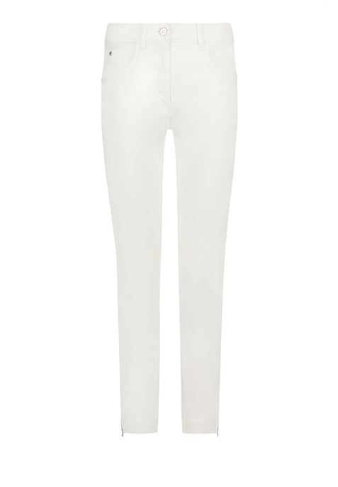 Twigie Shape-On Skinny Ankle Jeans | Optical White - Image 4