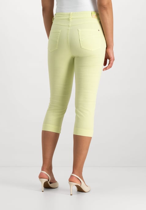 Kora Cropped Jeans | Lime - Image 3