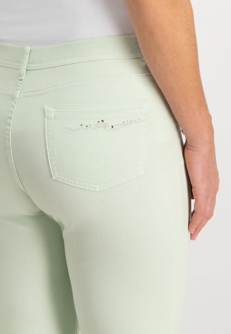 Ginie Ankle Jeans | Light Green - Image 4