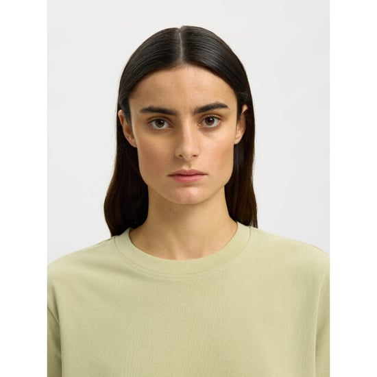 Selected Femme slfessential ss boxy tee noos 16087919 lint - Image 3