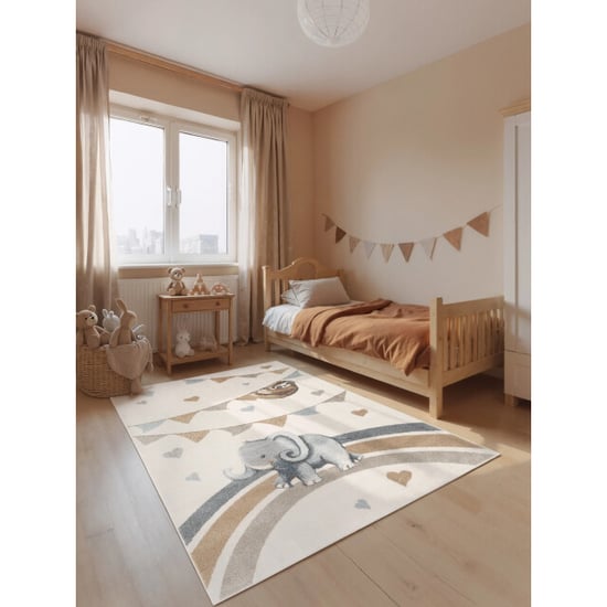 Villeroy & Boch Boho kids kinder vloerkleed olifant rainbow party - Image 3