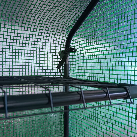 4goodz Foliekas loopkas met 6 planken 244x180x210 cm - Image 6