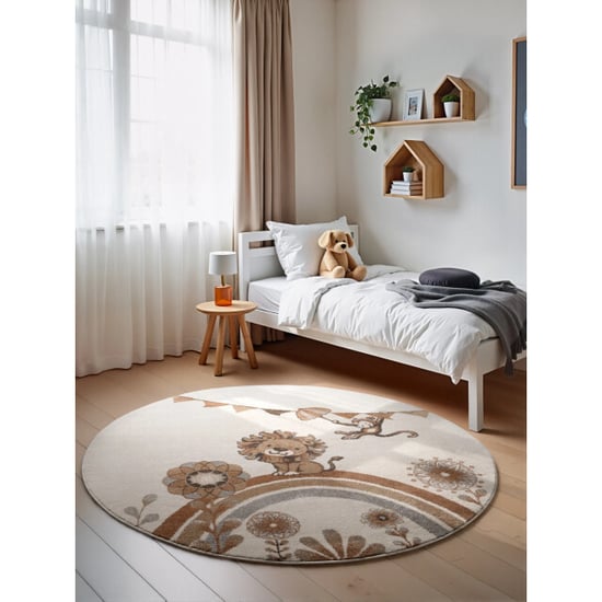 Villeroy & Boch Boho kids rond vloerkleed leeuw rond multicolor- 160 cm - Image 3