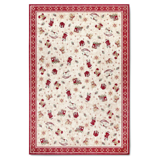 Villeroy & Boch Toy’s delight vloerkleed kerst creme- 160x230 cm - Image 1