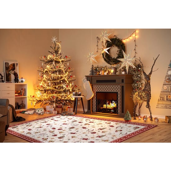 Villeroy & Boch Toy’s delight vloerkleed kerst creme- 160x230 cm - Image 2