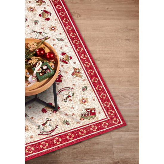 Villeroy & Boch Toy’s delight vloerkleed kerst creme- 160x230 cm - Image 4