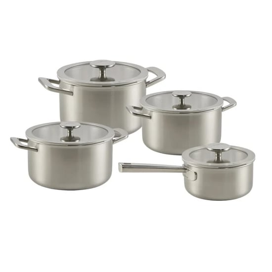 Habonne Allure pannenset downdraft 4 delig 5 ply rvs - Image 1