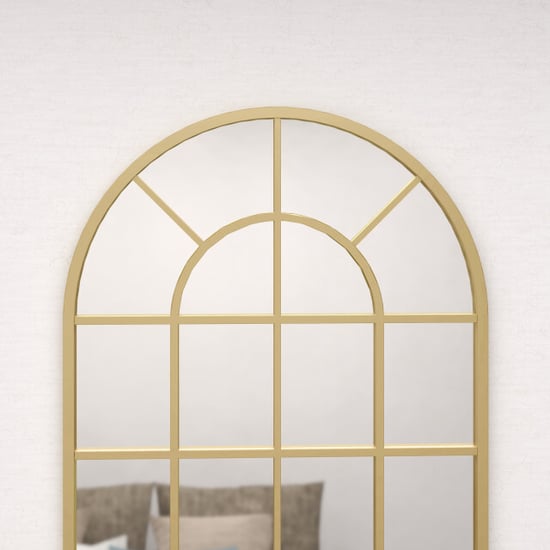 4goodz Wandspiegel raamontwerp met metalen lijst 110 x 62 cm - - Image 3