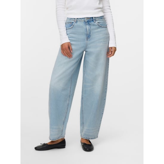 Vero Moda vmbillie hr barrel ank jeans li3146 10330900 light blue denim - Image 4