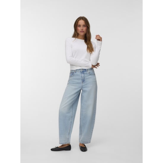 Vero Moda vmbillie hr barrel ank jeans li3146 10330900 light blue denim - Image 6