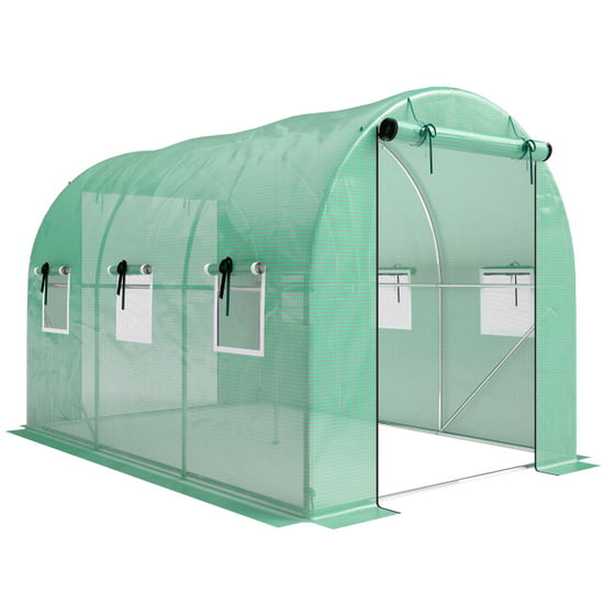 4goodz Foliekas 3x2x2 m tunnel inloopkas kweektent 6 ramen - - Image 1