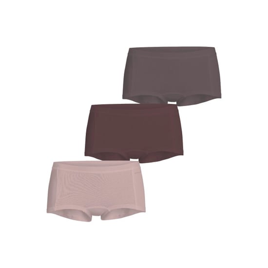 Björn Borg dames minishort core 3-pack bruin/grijs/multicolour/roze maat xxl - Image 1