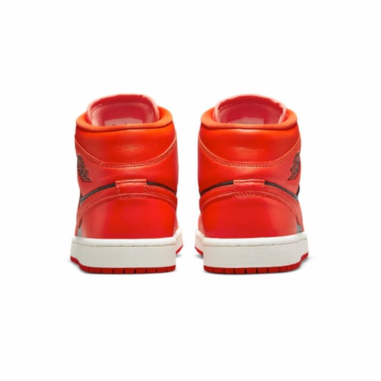 Nike unisex air jordan 1 mid se sneakers multicolour/oranje/rood/zwart maat - Image 6